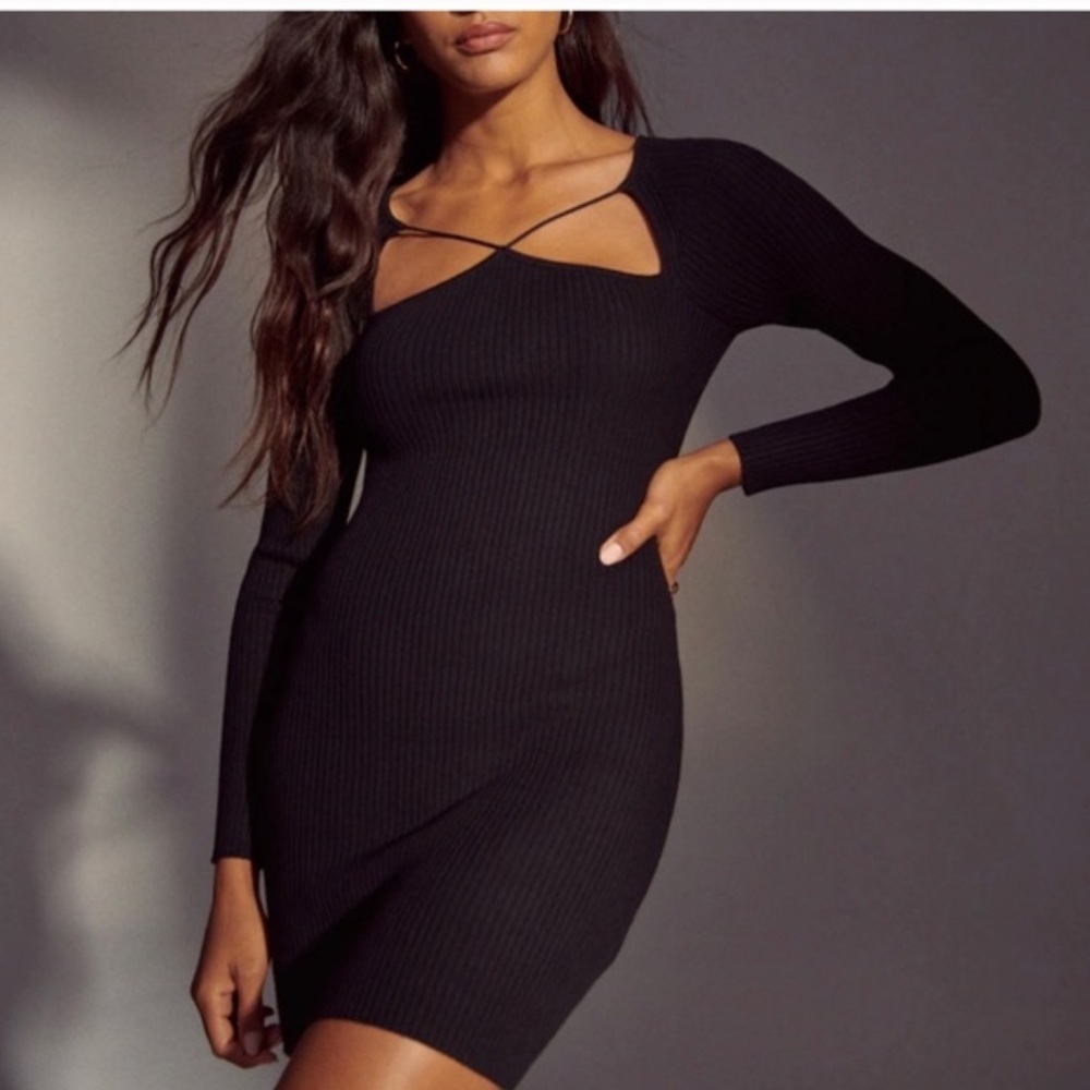 Abercrombie long sleeve sweater dress XS Tall NWT